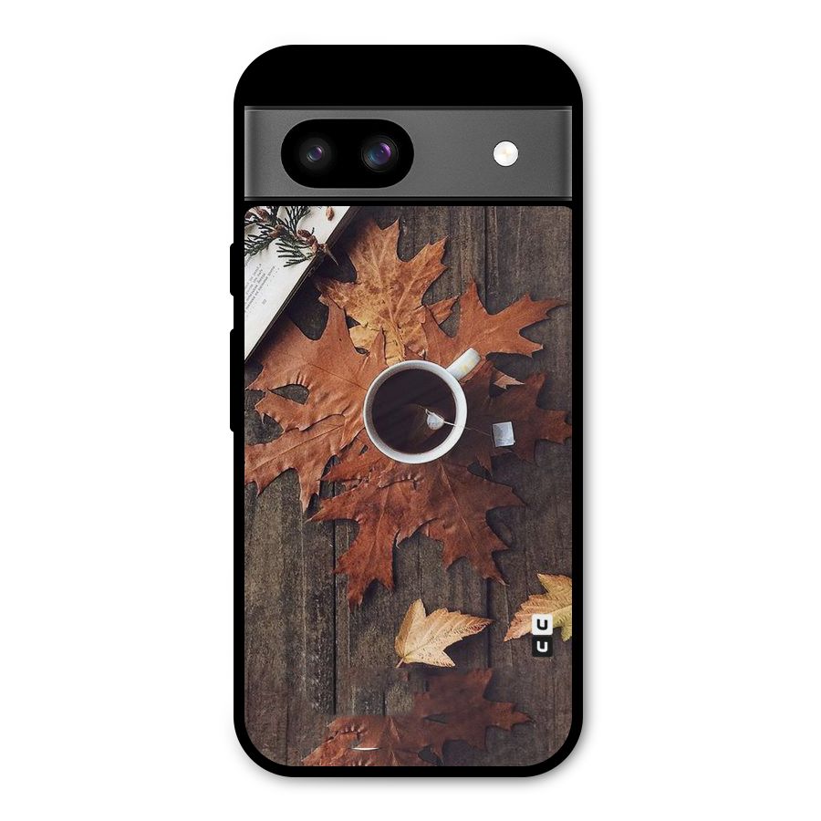 Fall Leaf Coffee Metal Back Case for Google Pixel 8a