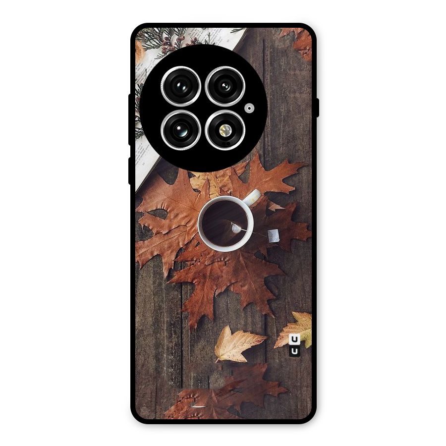 Fall Leaf Coffee Metal Back Case for OnePlus 13