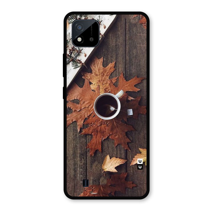 Fall Leaf Coffee Metal Back Case for Realme C11 2021
