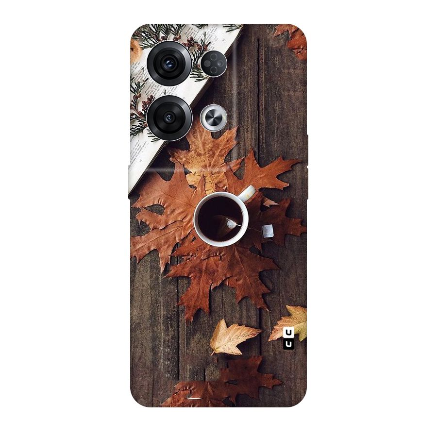 Fall Leaf Coffee Original Polycarbonate Back Case for Oppo Reno8 Pro 5G