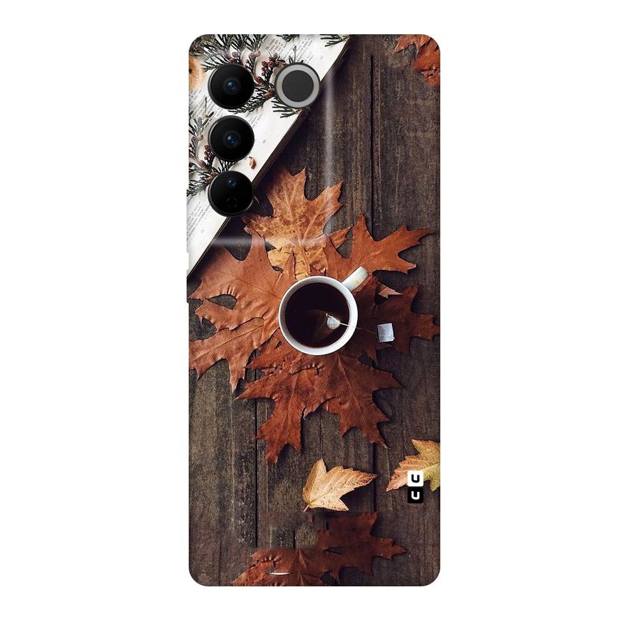 Fall Leaf Coffee Original Polycarbonate Back Case for Vivo V27