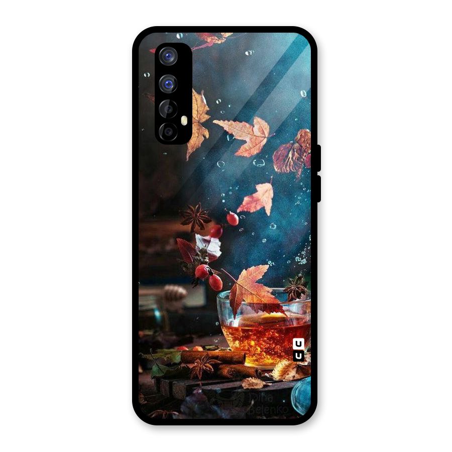 Falling Leaves Tea Glass Back Case for Realme Narzo 20 Pro