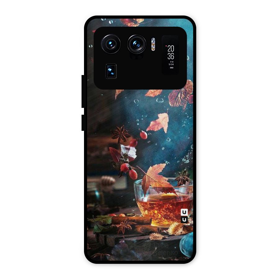 Falling Leaves Tea Metal Back Case for Mi 11 Ultra