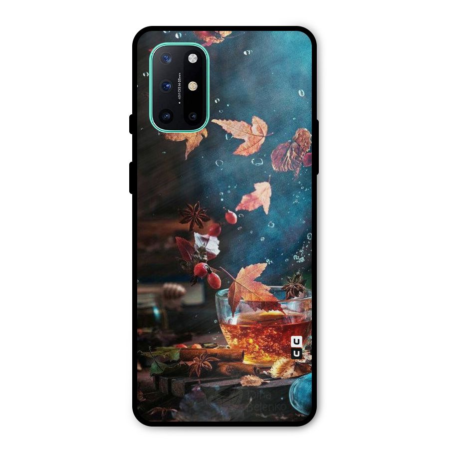Falling Leaves Tea Metal Back Case for OnePlus 8T