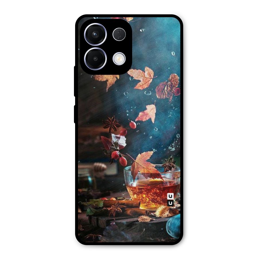 Falling Leaves Tea Metal Back Case for Oppo K13