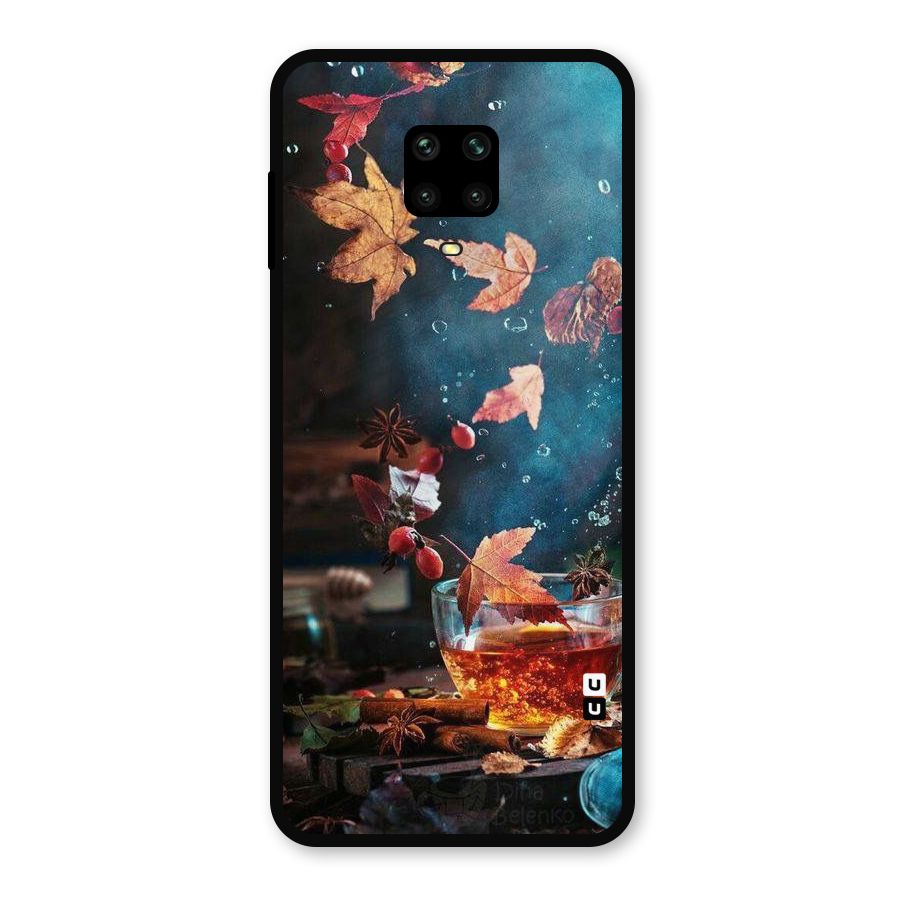 Falling Leaves Tea Metal Back Case for Redmi Note 9 Pro