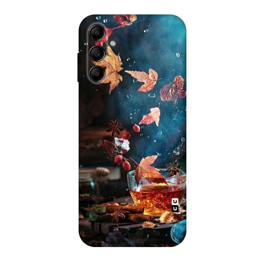 Falling Leaves Tea Original Polycarbonate Back Case for Galaxy A14 5G