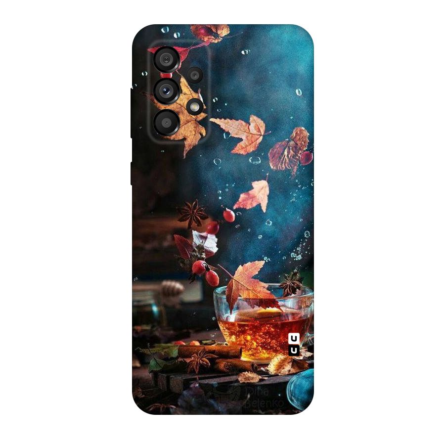 Falling Leaves Tea Original Polycarbonate Back Case for Galaxy A73 5G