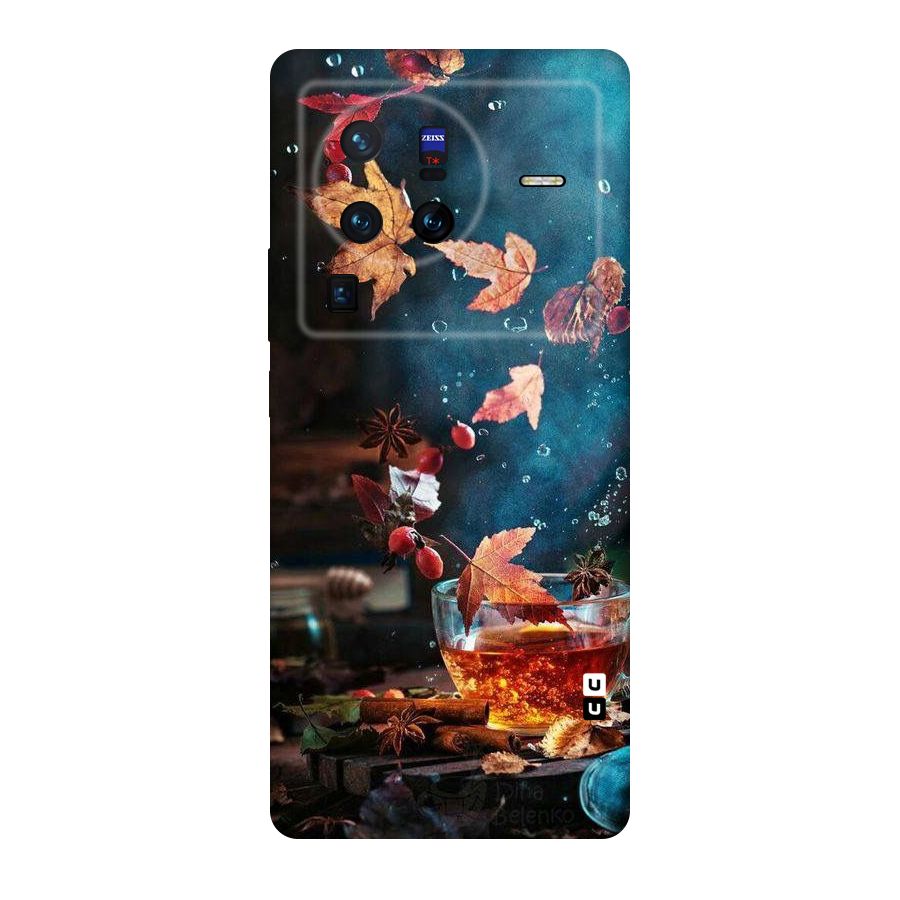 Falling Leaves Tea Original Polycarbonate Back Case for Vivo X80
