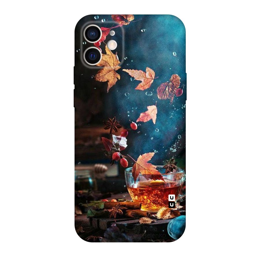 Falling Leaves Tea Original Polycarbonate Back Case for iPhone 12
