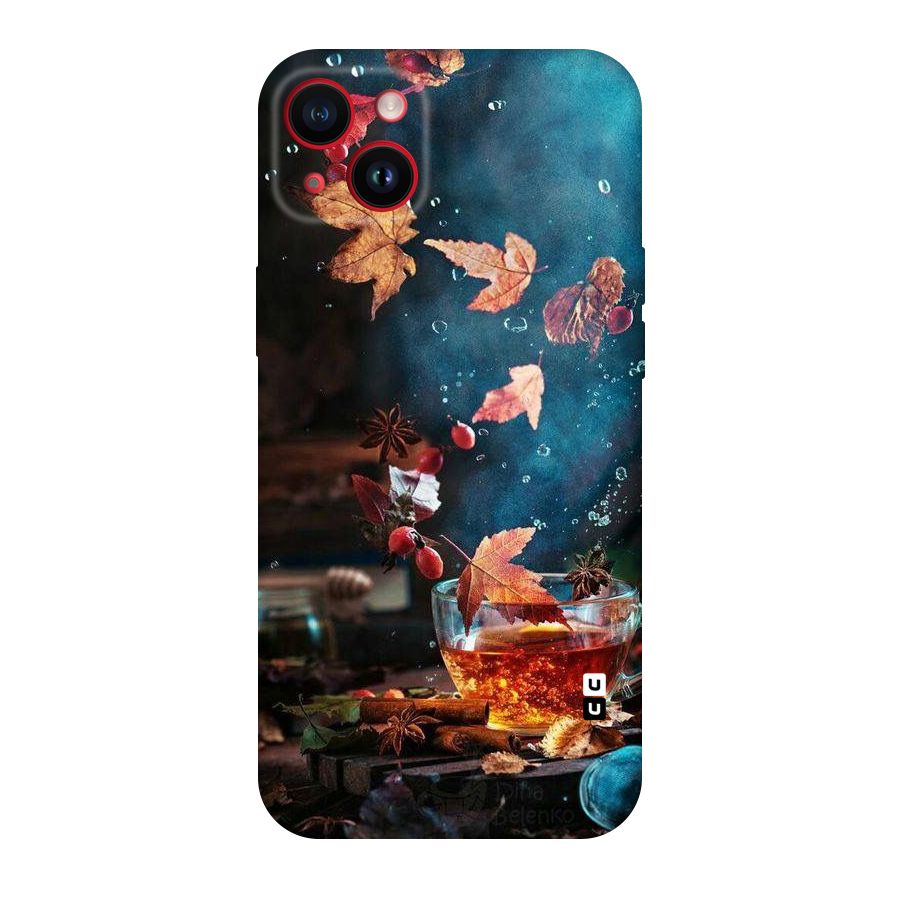 Falling Leaves Tea Original Polycarbonate Back Case for iPhone 14 Plus