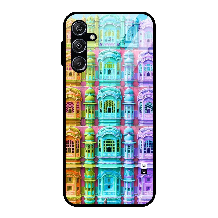 Fancy Architecture Glass Back Case for Galaxy M34 5G