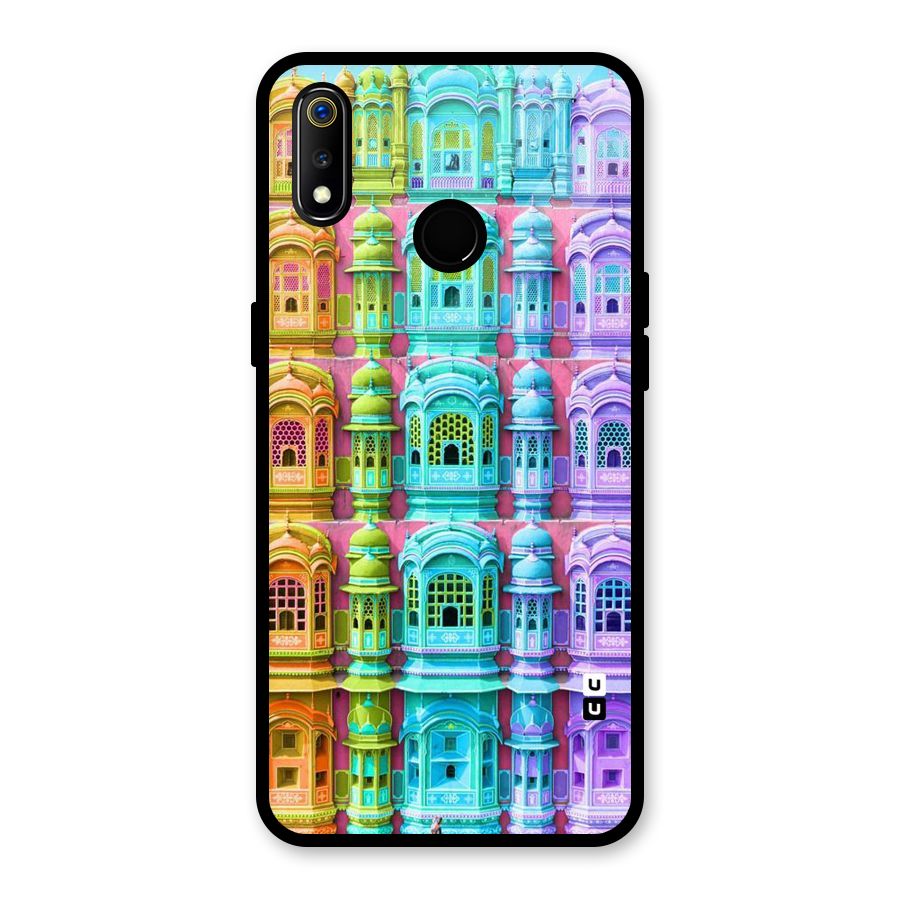 Fancy Architecture Glass Back Case for Realme 3i