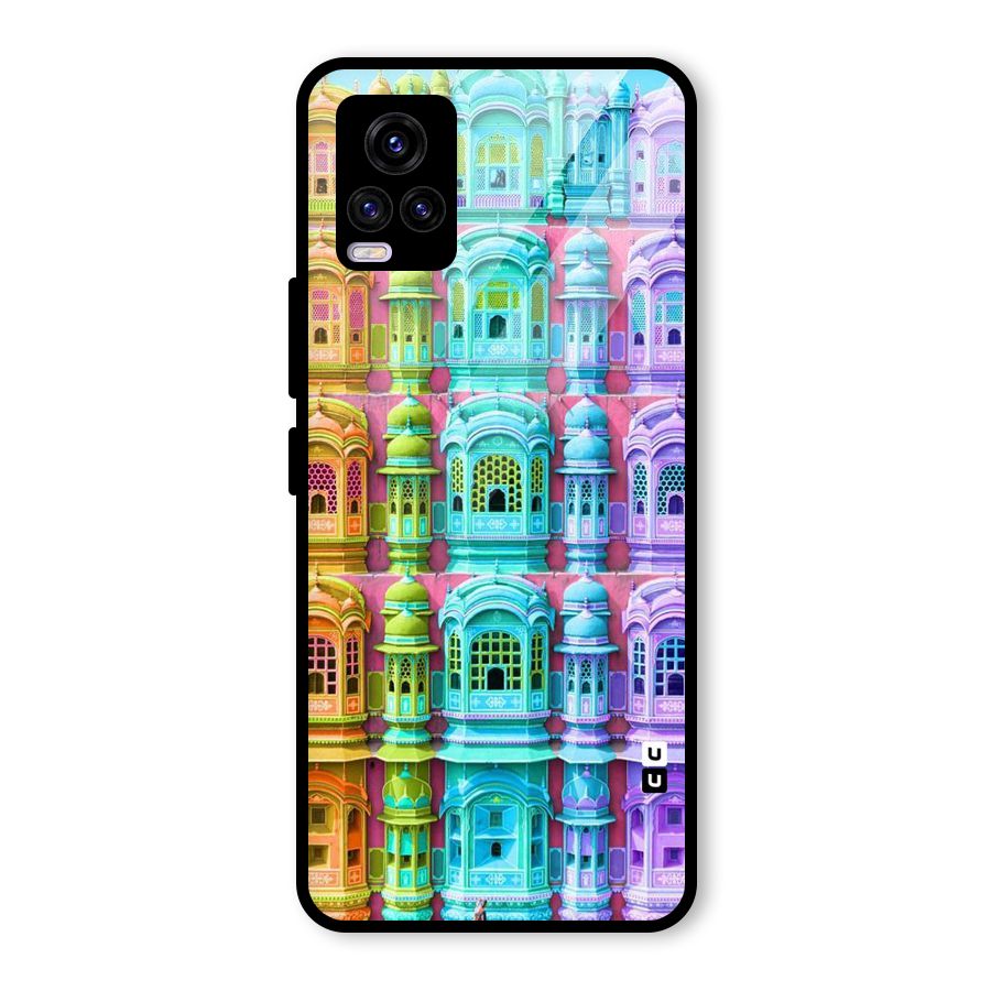 Fancy Architecture Glass Back Case for Vivo V20 2021
