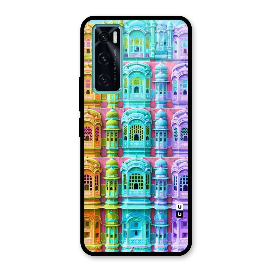 Fancy Architecture Glass Back Case for Vivo V20 SE