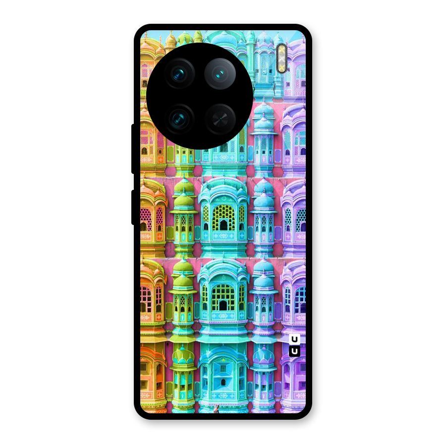Fancy Architecture Glass Back Case for Vivo X90 Pro