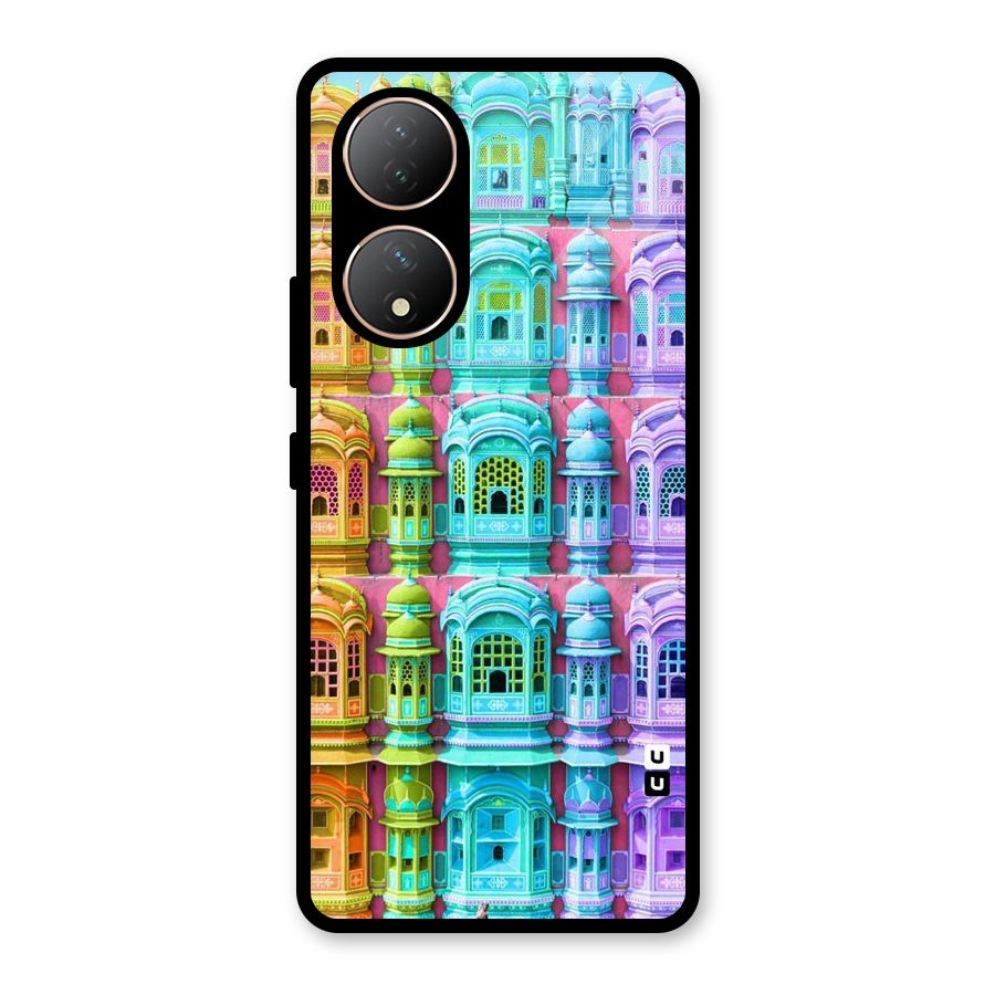 Fancy Architecture Glass Back Case for Vivo Y100A