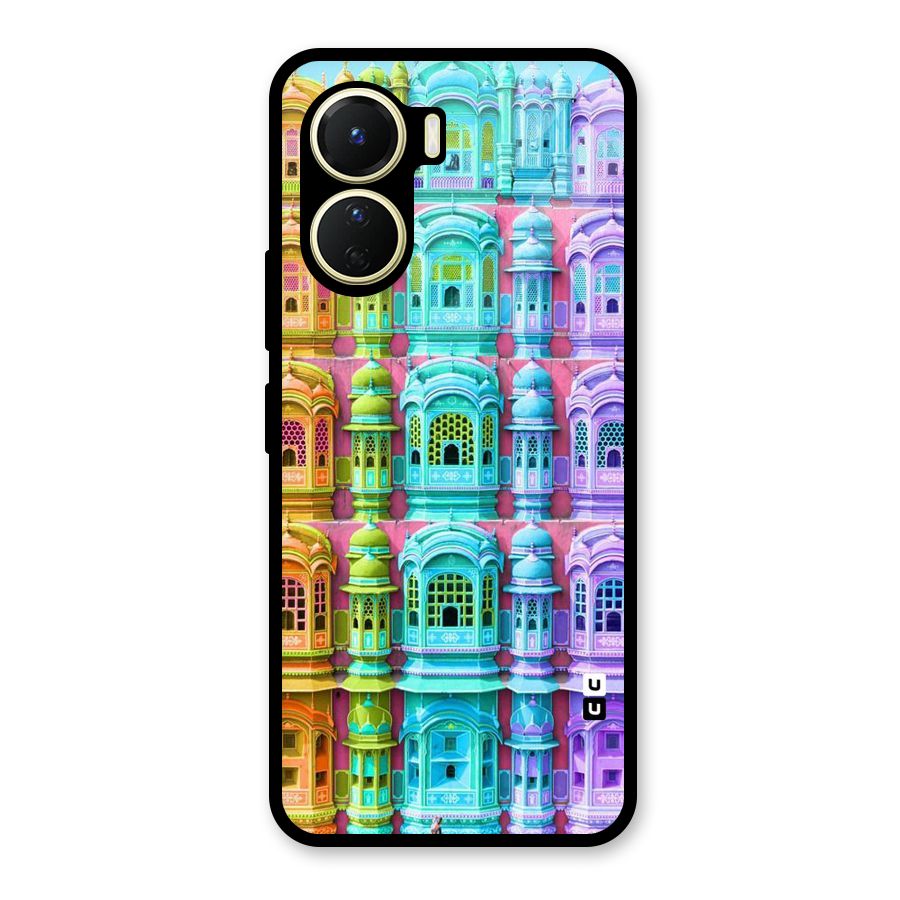 Fancy Architecture Glass Back Case for Vivo Y56