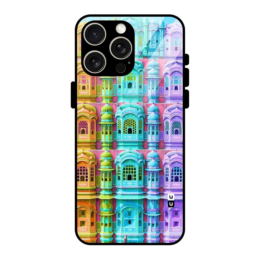 Fancy Architecture Glass Back Case for iPhone 15 Pro Max