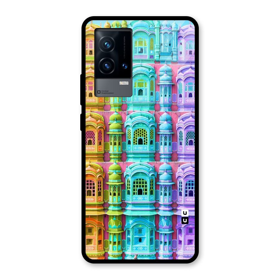 Fancy Architecture Glass Back Case for iQOO 9 5G