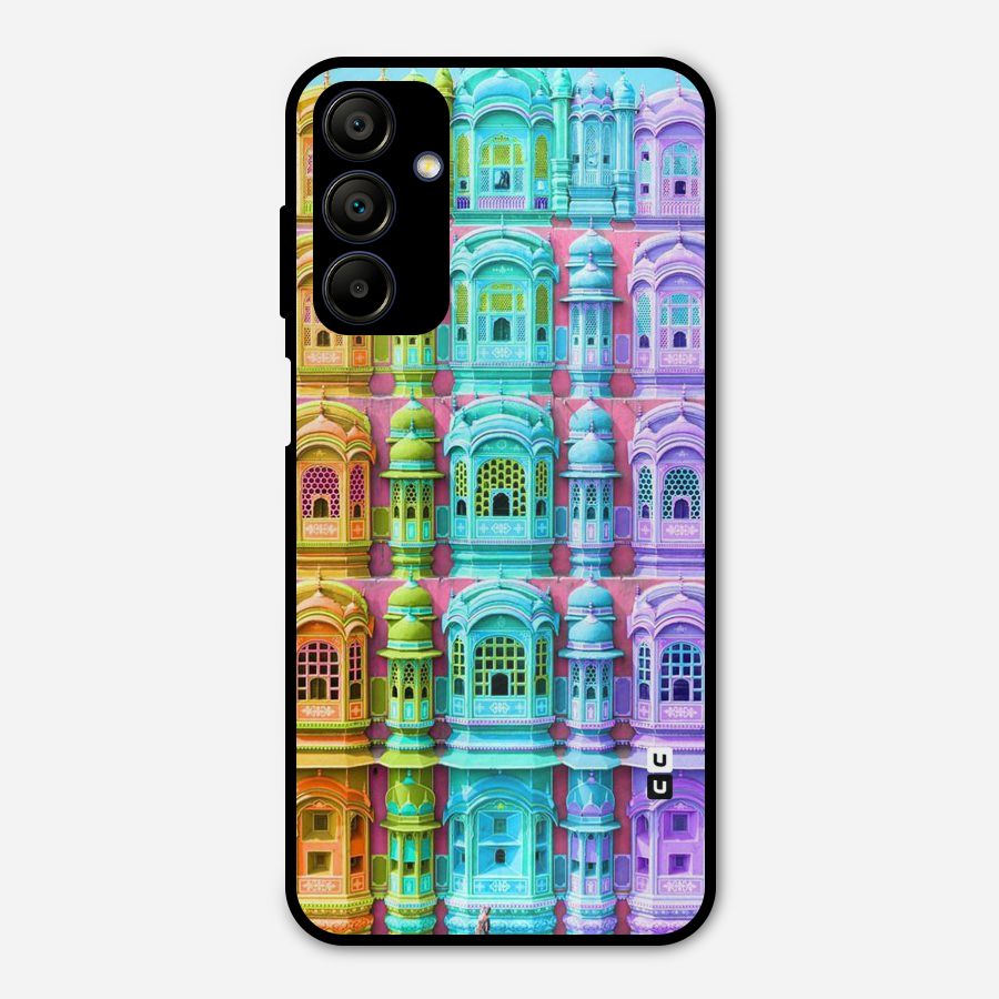 Fancy Architecture Metal Back Case for Galaxy A15 5G