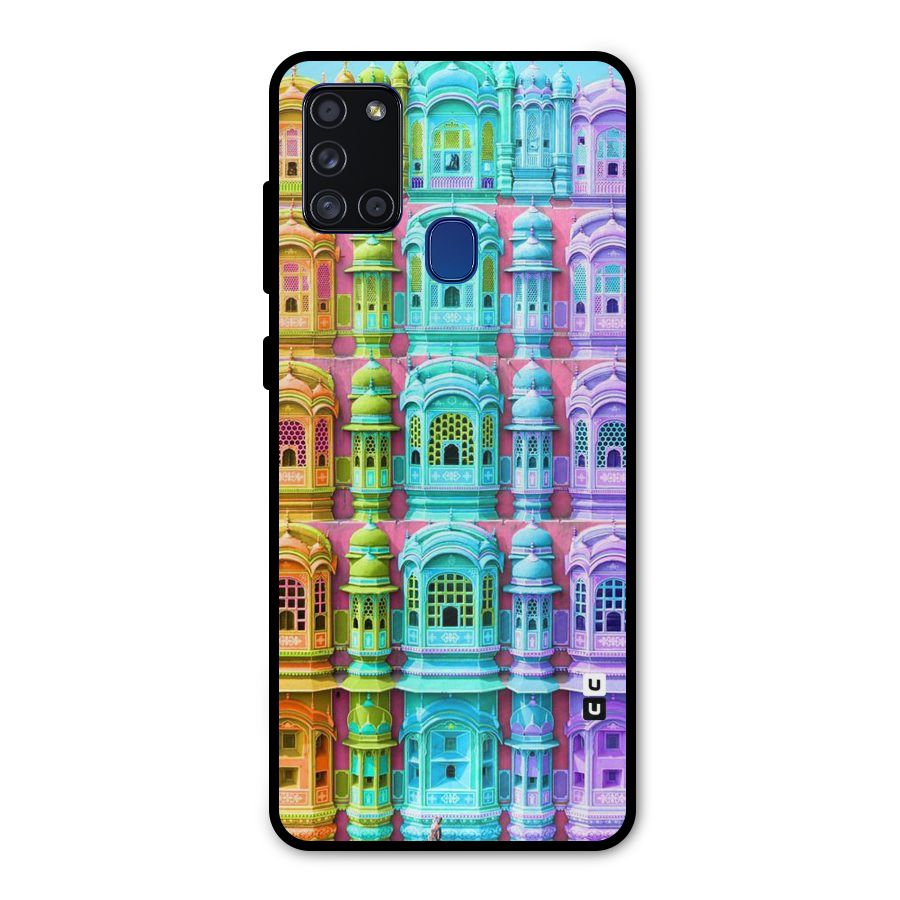 Fancy Architecture Metal Back Case for Galaxy A21s