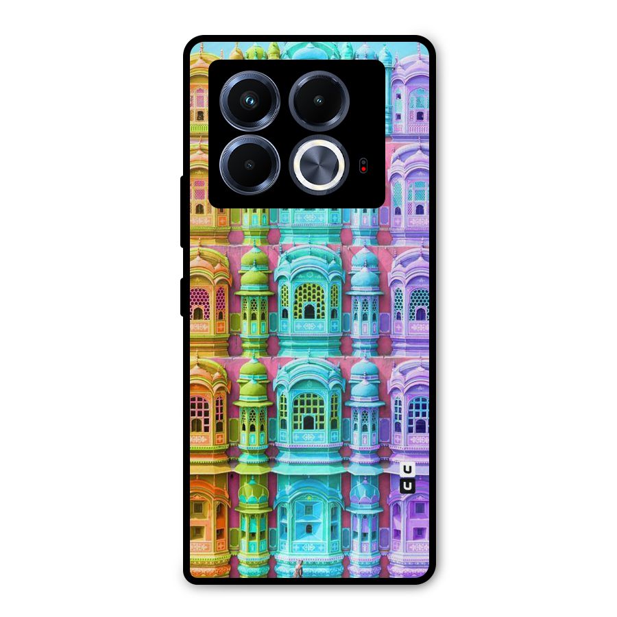 Fancy Architecture Metal Back Case for Infinix Note 40 5G