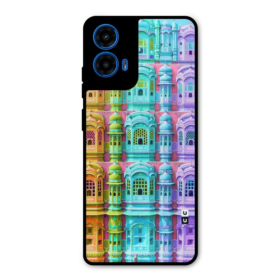 Fancy Architecture Metal Back Case for Moto G45