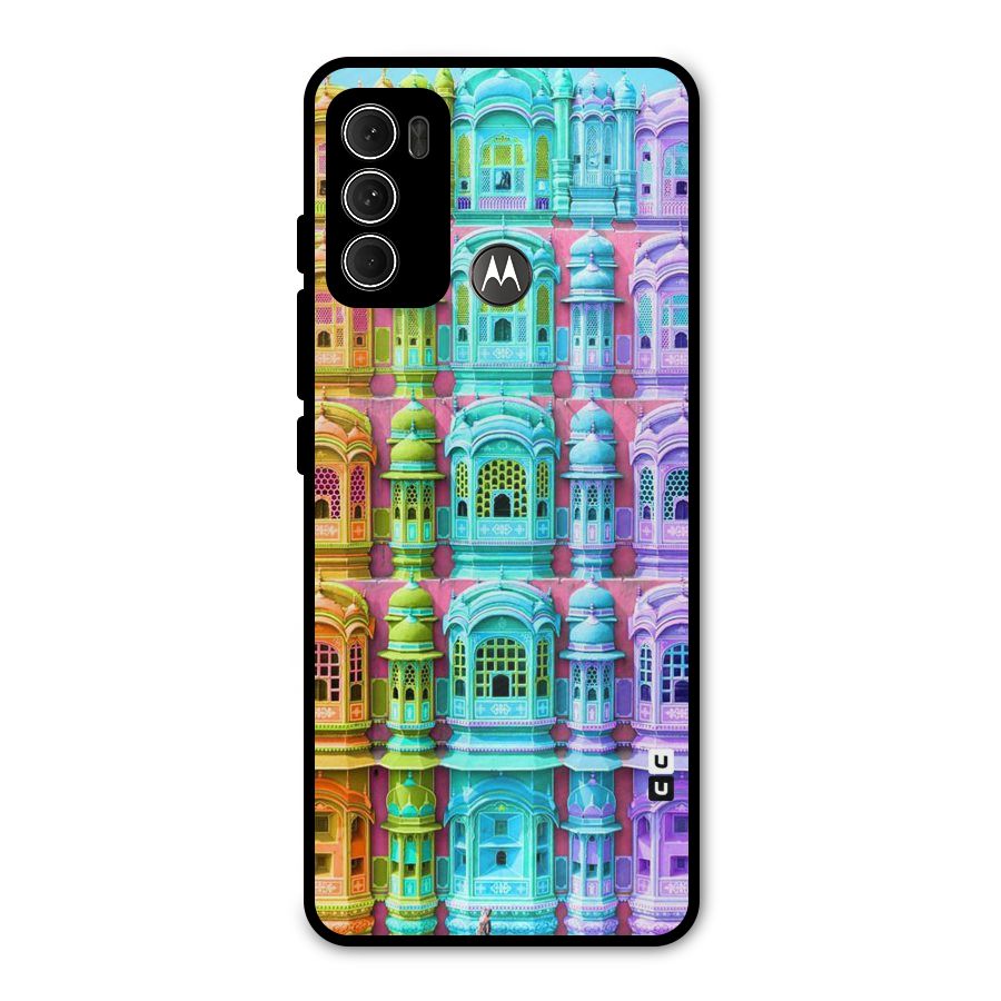 Fancy Architecture Metal Back Case for Moto G60