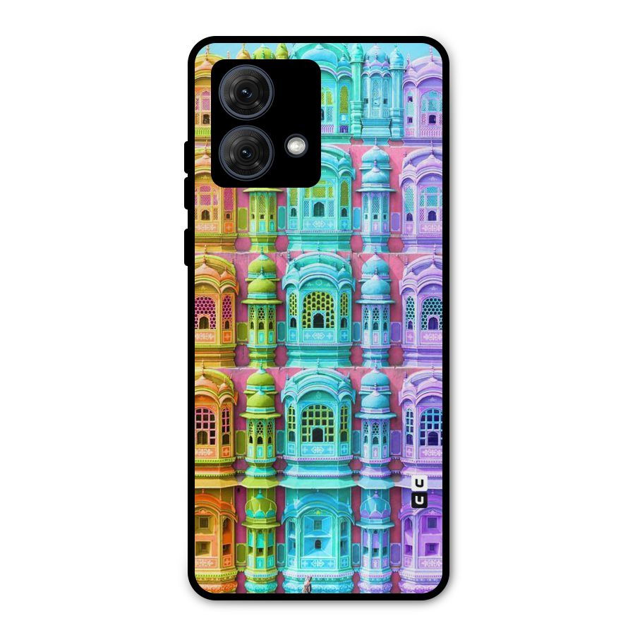 Fancy Architecture Metal Back Case for Moto G84