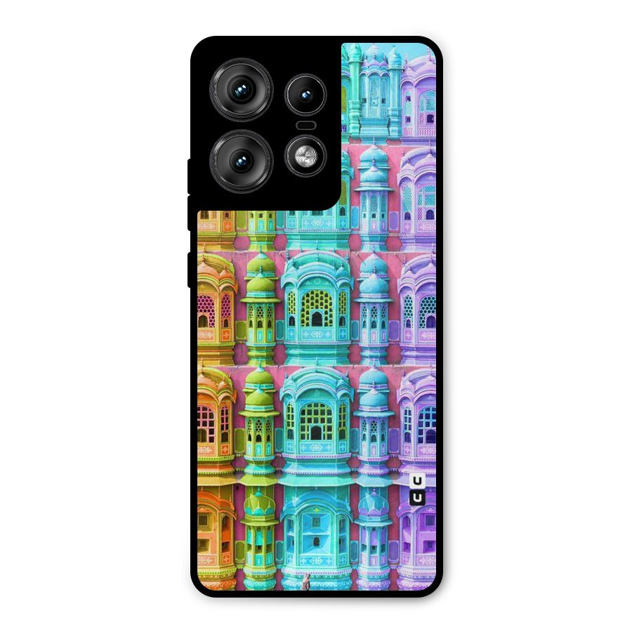 Fancy Architecture Metal Back Case for Motorola Edge 50 Pro