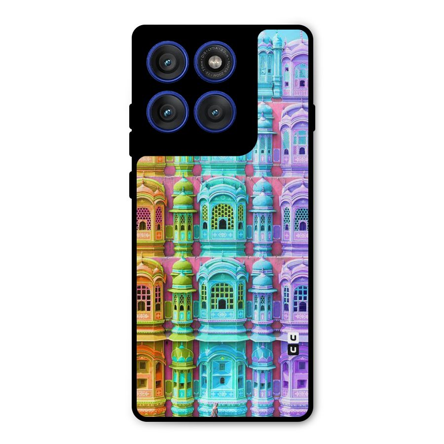 Fancy Architecture Metal Back Case for Motorola Edge 60 Pro