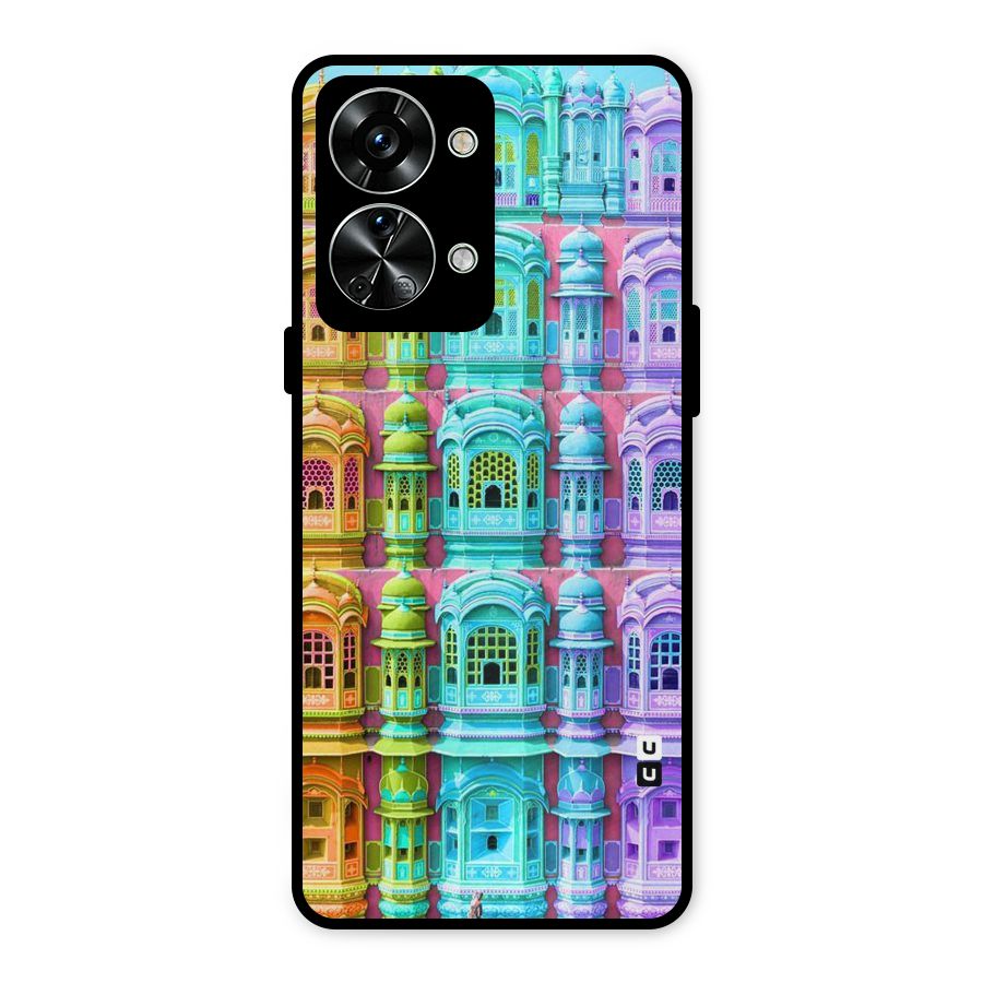 Fancy Architecture Metal Back Case for OnePlus Nord 2T