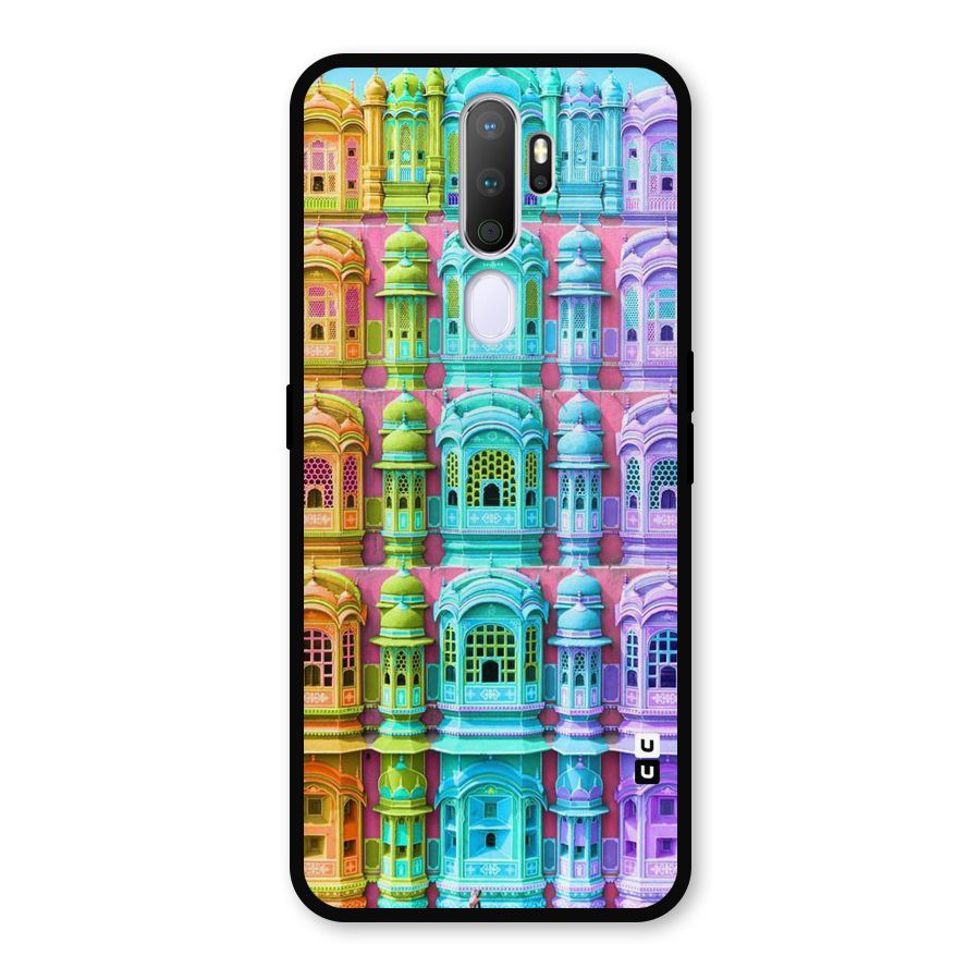 Fancy Architecture Metal Back Case for Oppo A9 (2020)