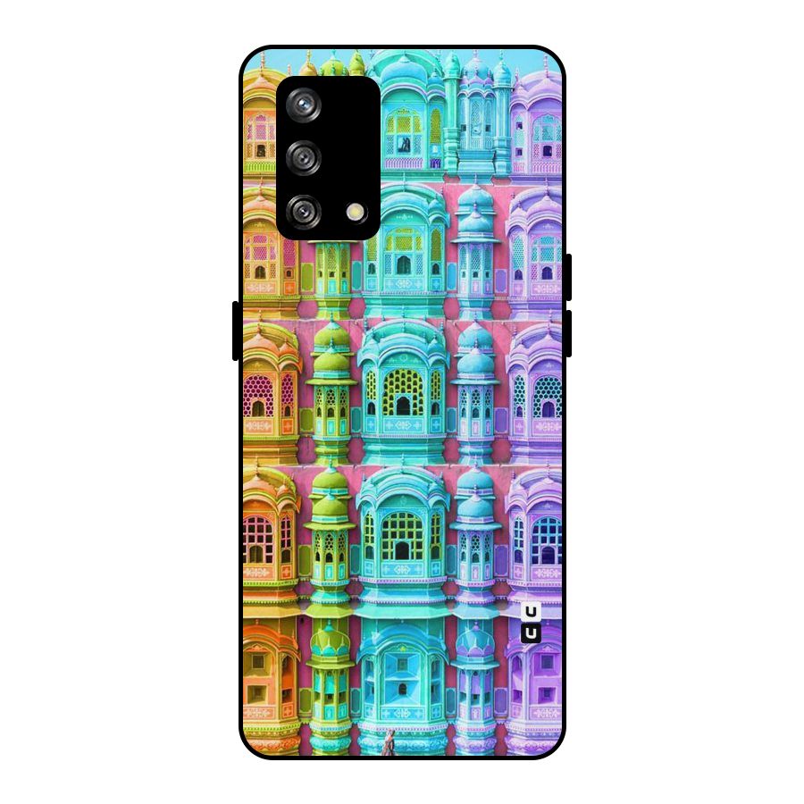 Fancy Architecture Metal Back Case for Oppo F19