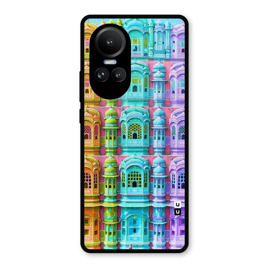 Fancy Architecture Metal Back Case for Oppo Reno10