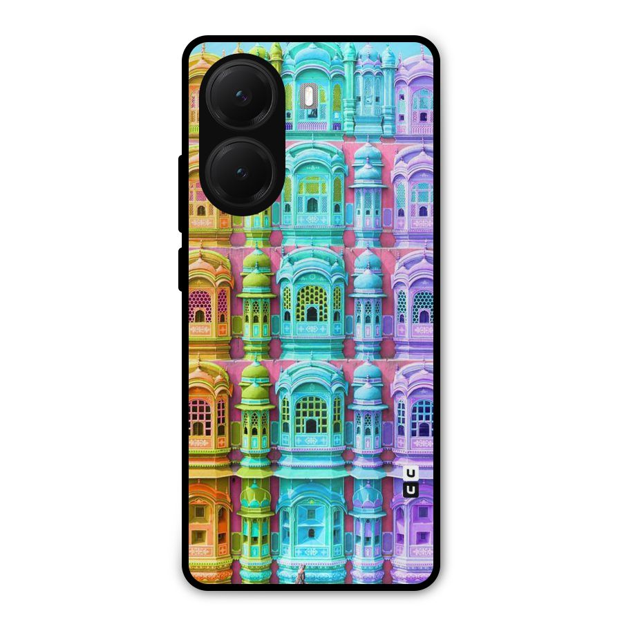 Fancy Architecture Metal Back Case for Poco X7 Pro