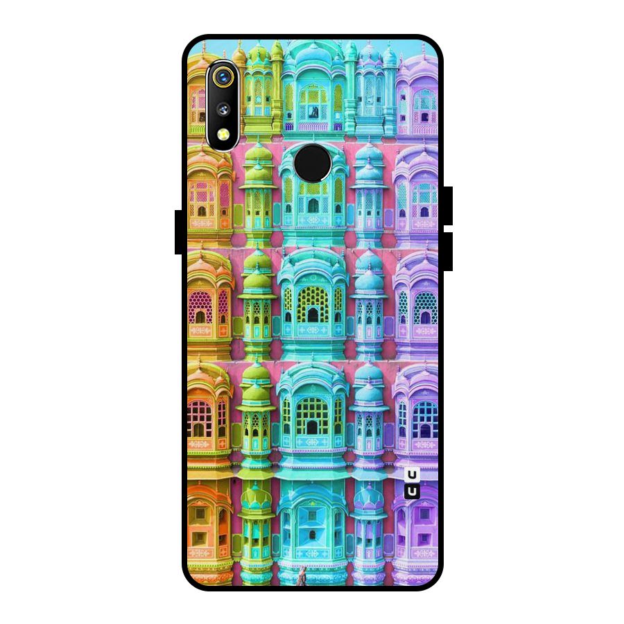 Fancy Architecture Metal Back Case for Realme 3i