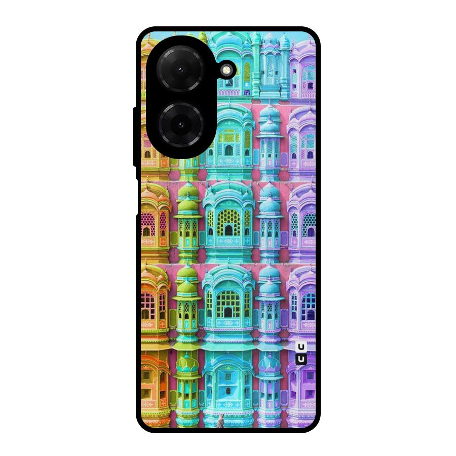 Fancy Architecture Metal Back Case for Redmi A5 4G