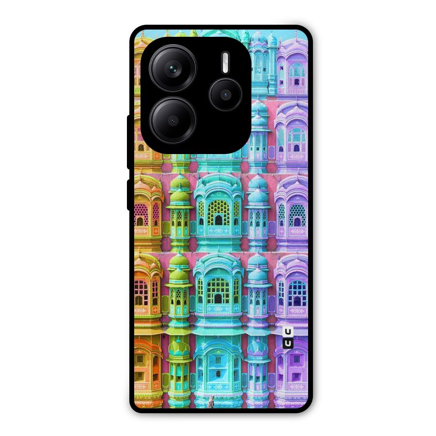 Fancy Architecture Metal Back Case for Redmi Note 14 5G