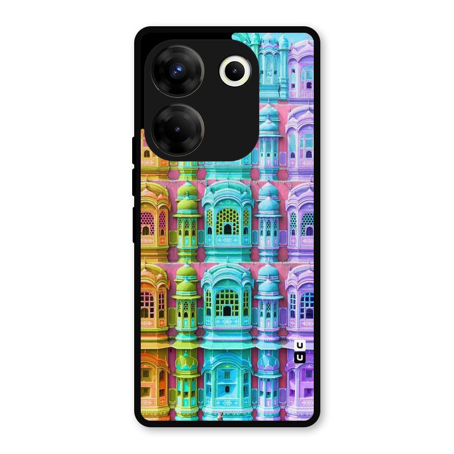 Fancy Architecture Metal Back Case for Tecno Camon 20