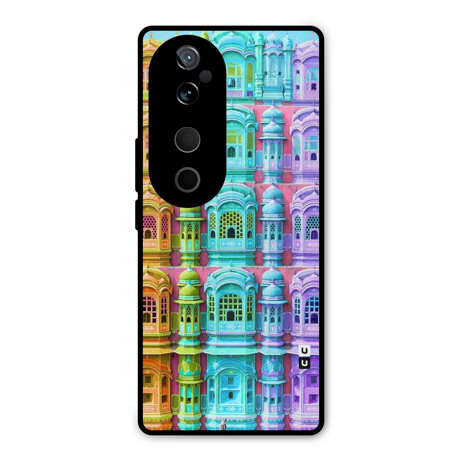 Fancy Architecture Metal Back Case for Vivo T3 Ultra