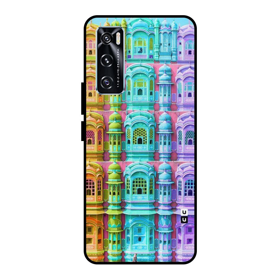 Fancy Architecture Metal Back Case for Vivo V20 SE