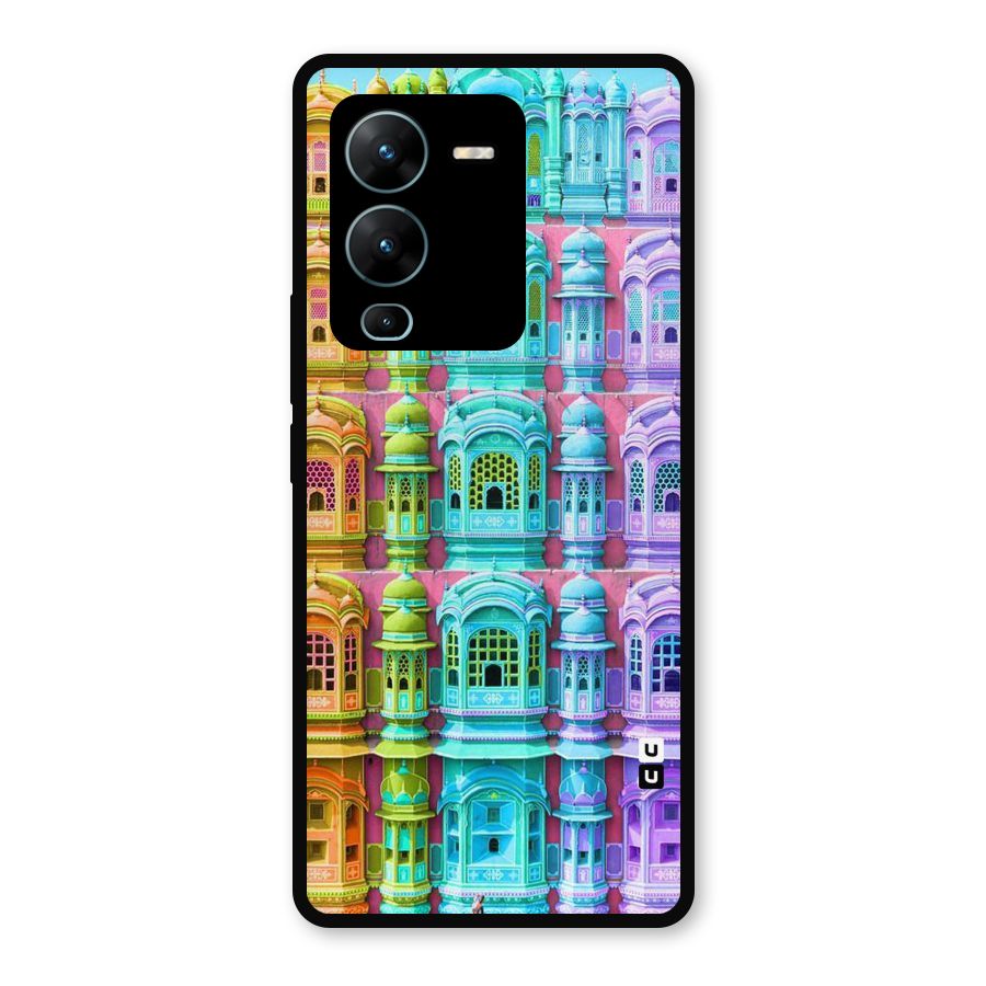 Fancy Architecture Metal Back Case for Vivo V25 Pro
