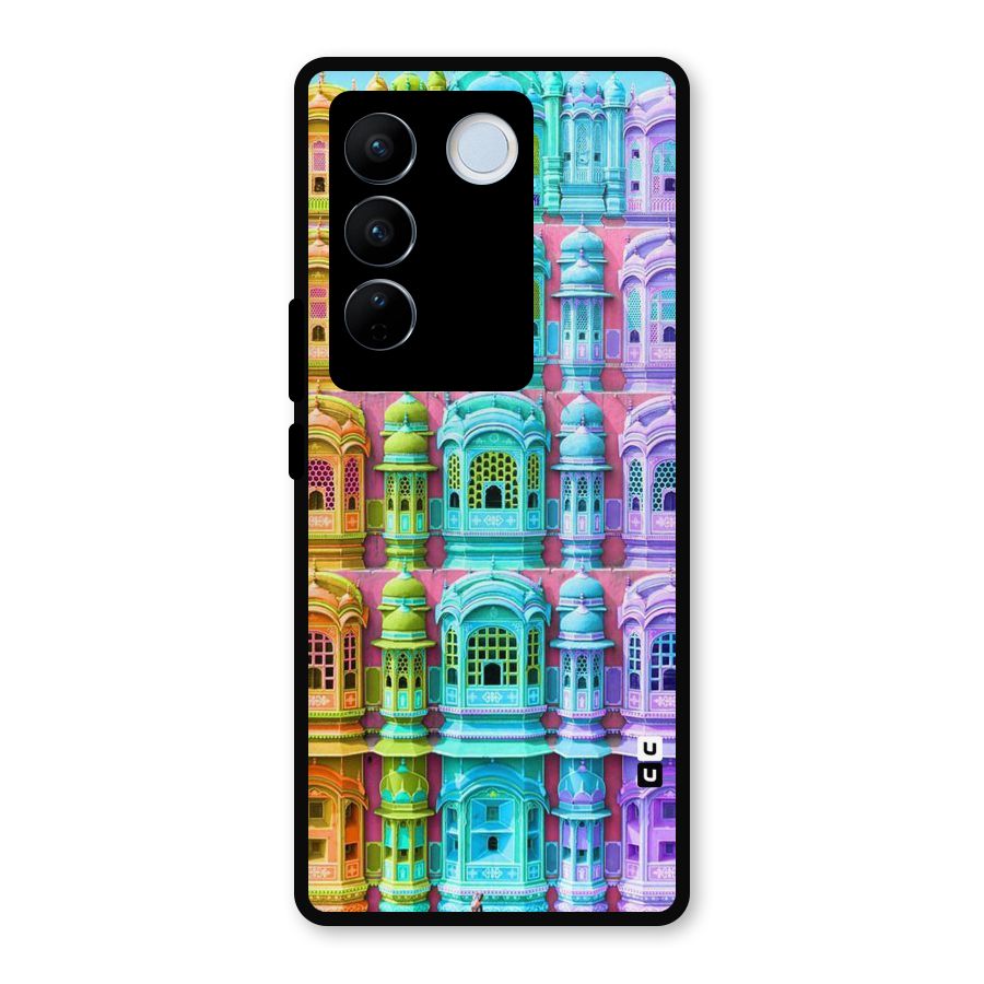 Fancy Architecture Metal Back Case for Vivo V27