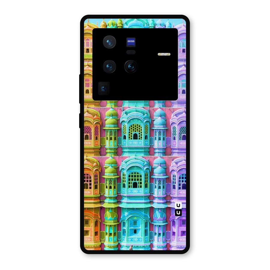 Fancy Architecture Metal Back Case for Vivo X80 Pro