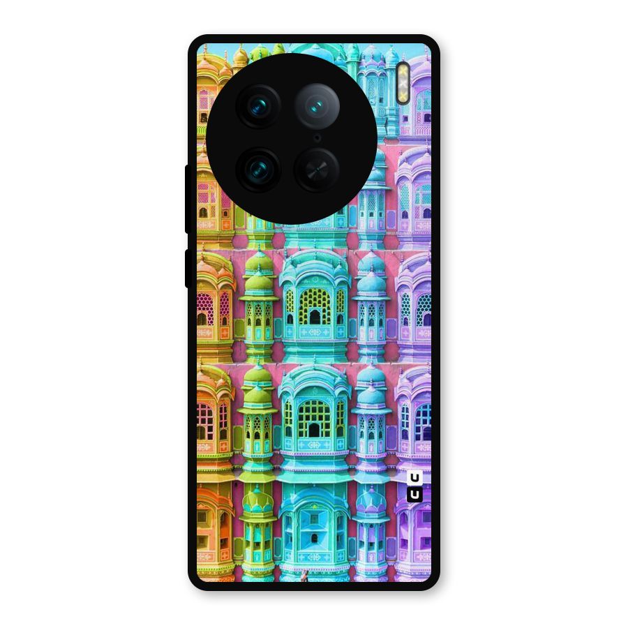 Fancy Architecture Metal Back Case for Vivo X90 Pro