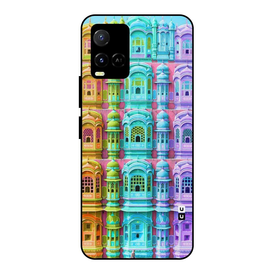 Fancy Architecture Metal Back Case for Vivo Y21