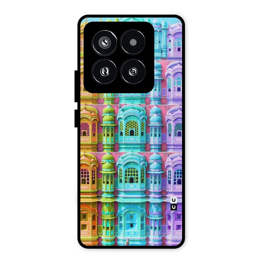 Fancy Architecture Metal Back Case for Xiaomi 14 Pro