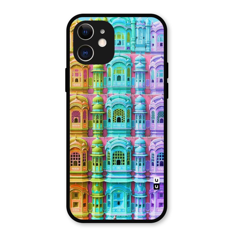 Fancy Architecture Metal Back Case for iPhone 12